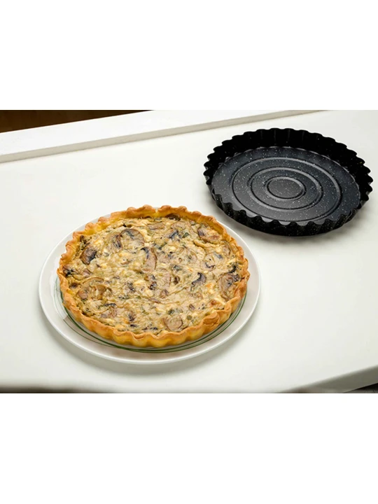 Форма NAVA 10-103-159 ROUND FLAN TRAY NATURE 28CM 