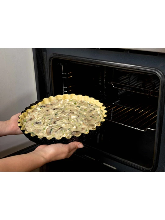 Форма NAVA 10-103-159 ROUND FLAN TRAY NATURE 28CM 