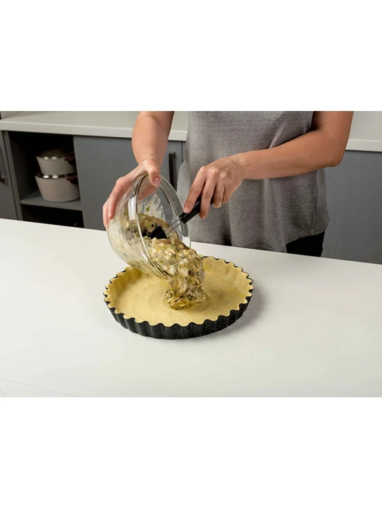 Форма NAVA 10-103-159 ROUND FLAN TRAY NATURE 28CM 