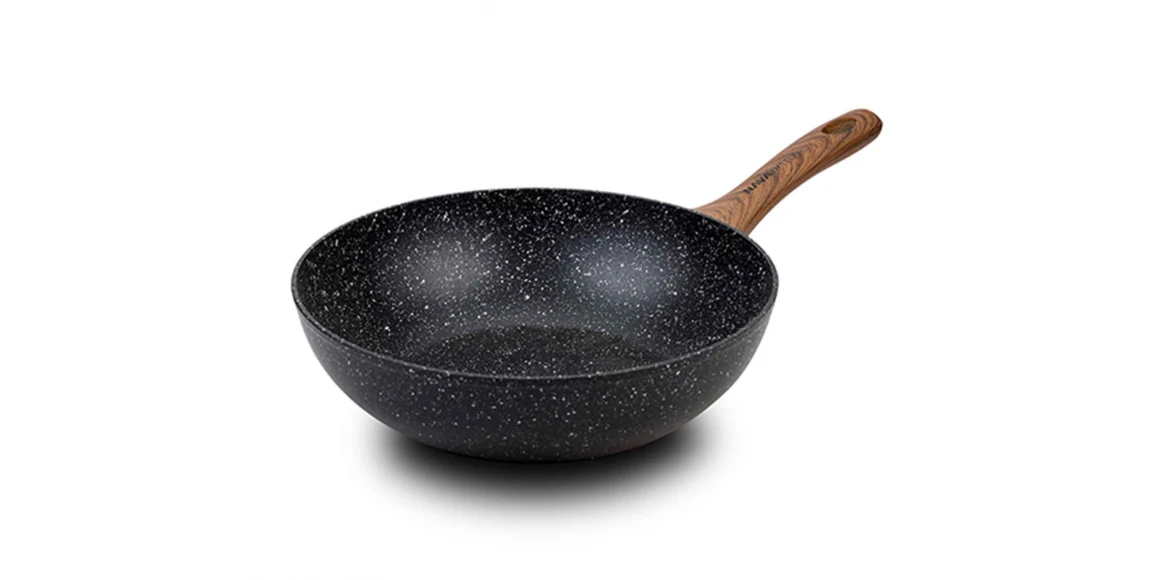 Frypan NAVA 10-144-110 STONE  NATURE WOK 28CM 