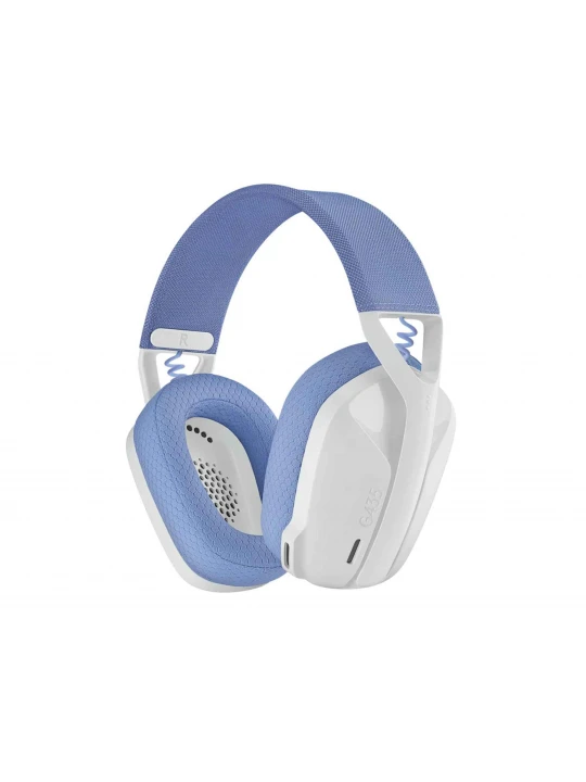 Наушник LOGITECH G435 LIGHTSPEED WIRELESS GAMING (WHITE) (L981-001074)
