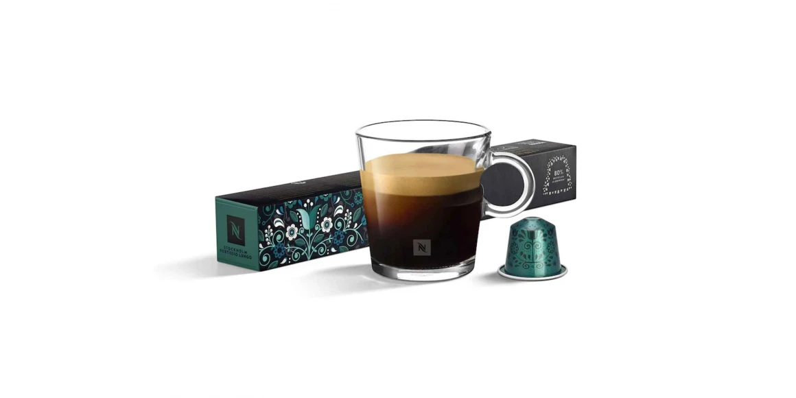Кофе капсулы NESPRESSO STOCKHOLM FORTISSIO LUNGO 