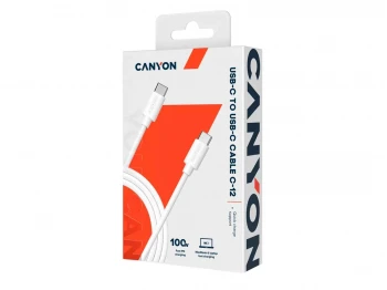 Кабель CANYON CNS-USBC12W 100W TYPEC 