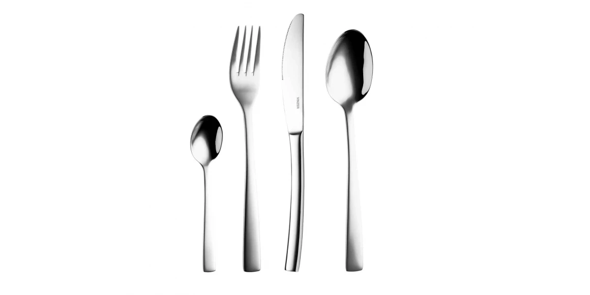 Սեղանի դանակ-պատառաքաղ VINZER 50105 LAZIO 24PC SET 