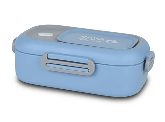 Մթերքի տարաներ NAVA 10-262-006 S.STEEL LUNCH BOX WE CARE BLUE 800ML 