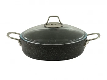 Casserols FALEZ 15310 BLACK LINE S.S HANDLE 26CM (BLN3006)