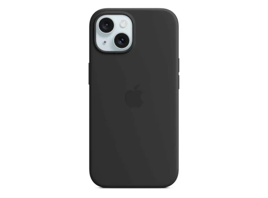 Հեռախոսի պատյան APPLE iPhone 15 Silicone Case With MagSafe (Black) (MT0J3ZM/A)