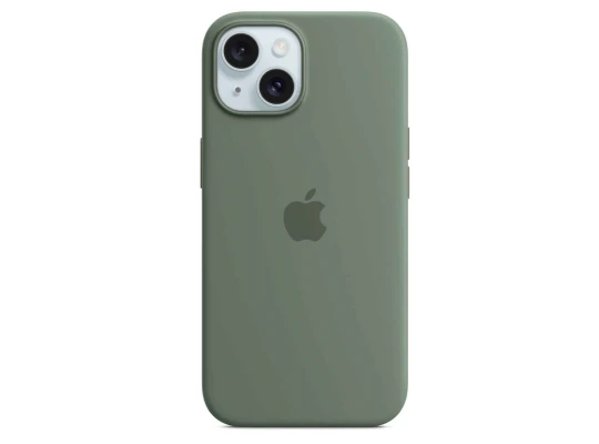 Հեռախոսի պատյան APPLE iPhone 15 Silicone Case With MagSafe (Cypress) (MT0X3ZM/A)