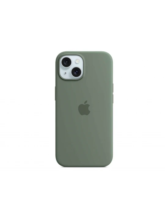 Cover for smartphone APPLE iPhone 15 Silicone Case With MagSafe (Cypress) (MT0X3ZM/A)