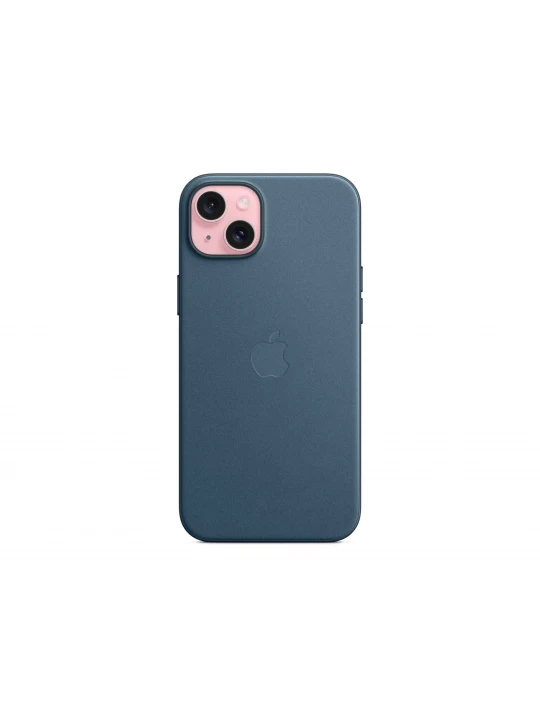 Чехлы для смартфонов APPLE iPhone 15 Plus FineWoven Case with MagSafe (Pacific Blue) (MT4D3ZM/A)