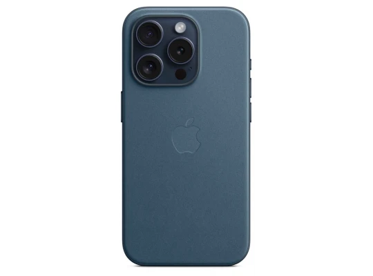 Հեռախոսի պատյան APPLE iPhone 15 Pro FineWoven Case with MagSafe (Pacific Blue) (MT4Q3ZM/A)