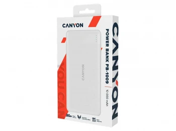 Внешние зарядные устройства CANYON CNE-CPB1009W (WH) 
