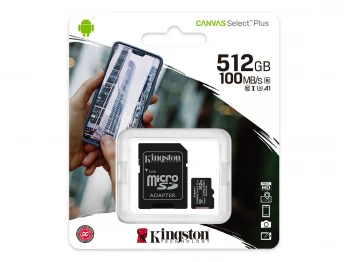 Հիշողության քարտ KINGSTON MICRO SD SDCS2/512GB 