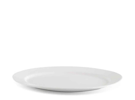 Ափսե MINH LONG 052829000 OVAL JASMINE LYS IVORY WHITE 28CM 