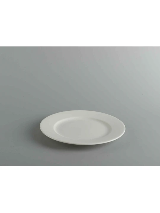 Тарелка MINH LONG 582085000 ROUND JASMINE LYS IVORY WHITE 20CM 