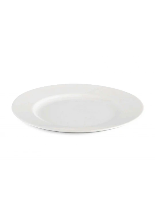 Тарелка MINH LONG 582085000 ROUND JASMINE LYS IVORY WHITE 20CM 