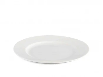 Тарелка MINH LONG 582585000 ROUND JASMINE LYS IVORY WHITE 25CM 