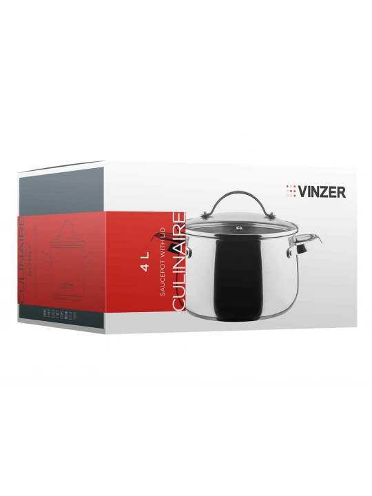 Կաթսաներ VINZER 50167 S.S CULINAIRE 20CM 