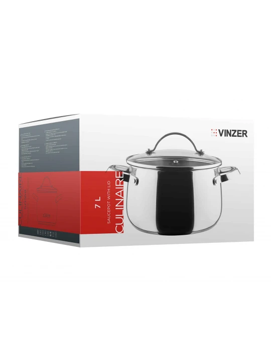 Կաթսաներ VINZER 50168 S.S CULINAIRE 24CM 