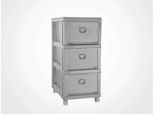 Plastic commode LIMON 152052 SEC.3 N3 GREY 