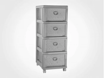 Plastic commode LIMON 153252 SEC.4 N3 GREY 