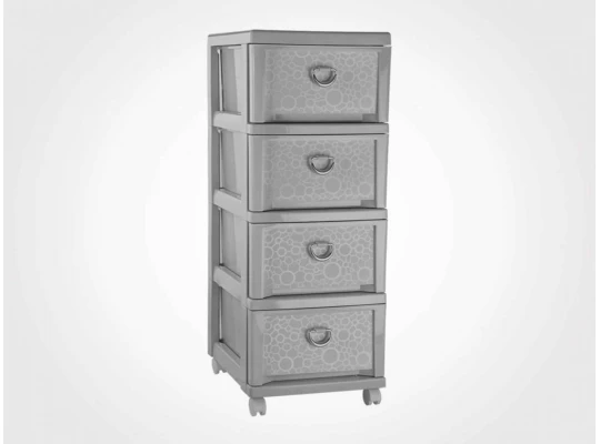 Plastic commode LIMON 153252 SEC.4 N3 GREY 