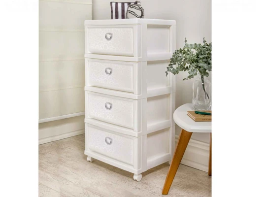 Plastic commode LIMON 153008 SEC.4 N2 WHITE 