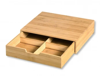 Արկղեր եվ զամբյուղներ KESPER 58952 FOR TEA & COFFFE PADS BAMBOO 