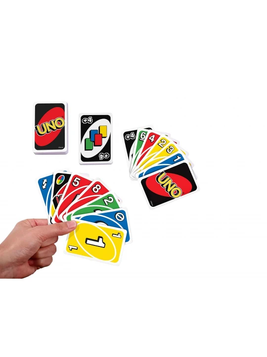 Board games MATTEL GAMES UNO CARD GAME DISPLAY INTL W2087 