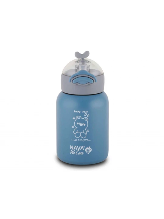 Бутылка для воды NAVA 10-110-002 S.STEEL WE CARE BLUE 350ML 