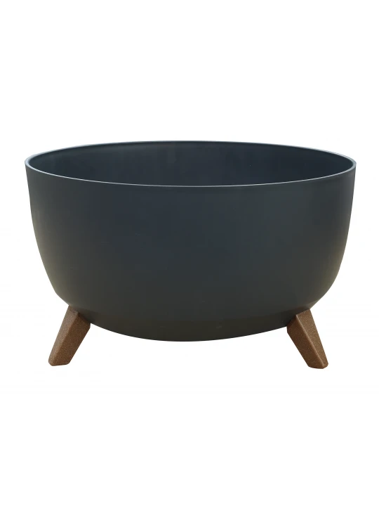 Flower pot LAMELA LA882-04 MISA ROMA 470 BLACK 