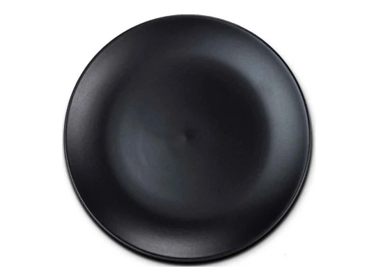 Plate NAVA 10-141-051 STONEWARE DESSERT BLACK 21CM 