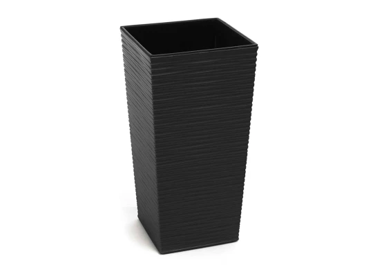 Flower pot LAMELA LA591-04 DONICA FINEZJA 400x400 BLACK 