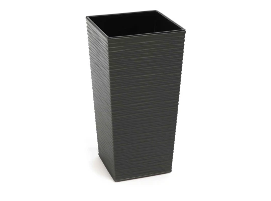 Flower pot LAMELA LA591-50 DONICA FINEZJA 400x400 GRAPHITE METALIC 