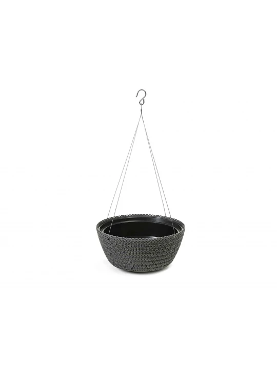 Flower pot LAMELA LA789-82 JERSEY HANGIG 300 ANTHRACITE 