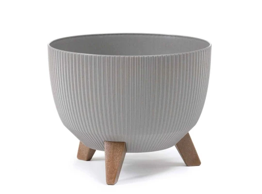 Ծաղկի զամբյուղ LAMELA LA837-27 DONICA JUKA DUTO ECO WOOD 300X300 GREY 
