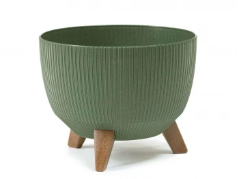 Ծաղկի զամբյուղ LAMELA LA837-42 DONICA JUKA DUTO ECO WOOD 300X300 FOREST GREEN 