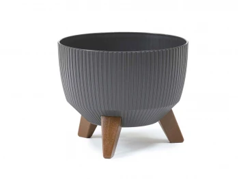 Flower pot LAMELA LA951-50 MISA ROMA JUMPER 290 GRAPHITE METALLIC 