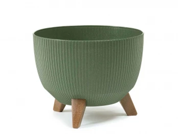 Цветочный горшок LAMELA LA964-42 MISA ROMA JUMPER ECO WOOD 330 FOREST GREEN 