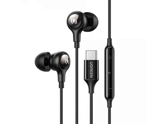 Ականջակալ UGREEN Wired Earphones with Type-C (BK) (30638)
