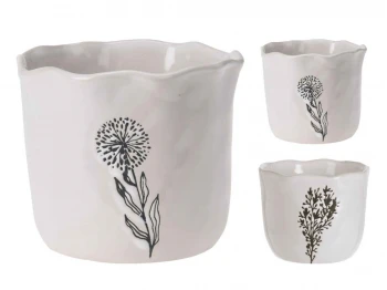 Цветочный горшок KOOPMAN 095004140 ROUND 12X12X10CM 