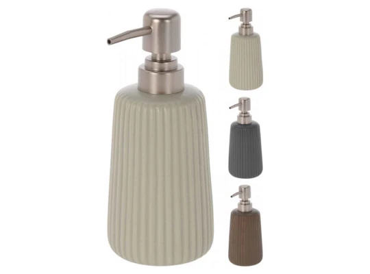 Диспенсер для жидкого мыла KOOPMAN 793000090 SOAP DISPENCER STONEWARE MIX (131322)