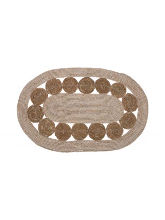 Carpet KOOPMAN 80X50CM TRESSED OVAL (KR2002240)