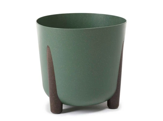 Цветочный горшок LAMELA LA245-42 FRIDA ROUND ECO WOOD 260 FOREST GREEN 