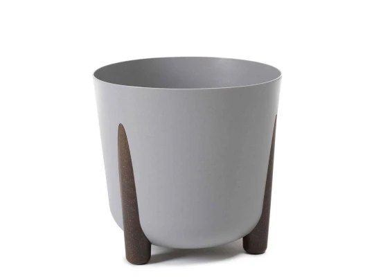 Цветочный горшок LAMELA LA245-27 FRIDA ROUND ECO WOOD 260 GRAY 