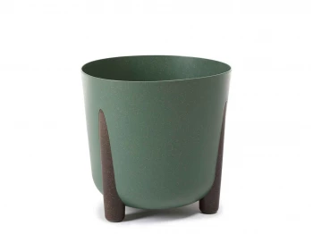 Цветочный горшок LAMELA LA247-42 FRIDA ROUND ECO WOOD 340 FOREST GREEN 