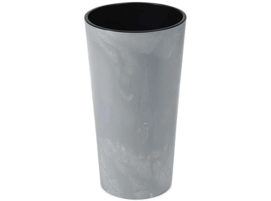 Flower pot LAMELA LA549-70 LILIA ECO CONCRETE EFFECT 400 GREY 