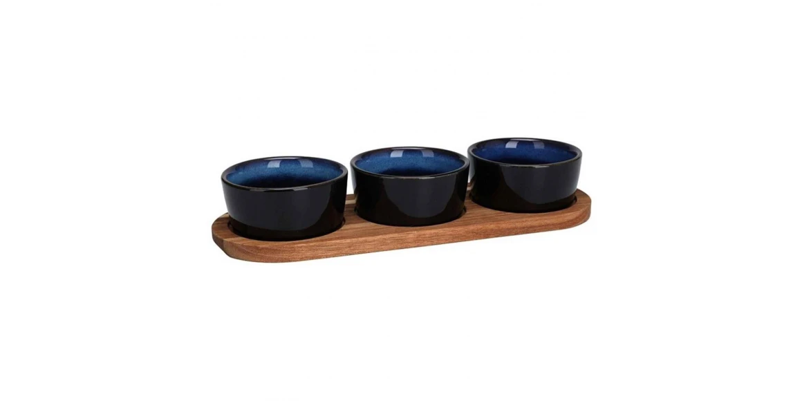 Тарелка KOOPMAN 278000740 SERVING SET 4PCS 2ASS (351829)