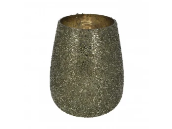 Մոմակալ KOOPMAN BEADED VOTIVE 11X13CM GREEN (137294) (A68121530)