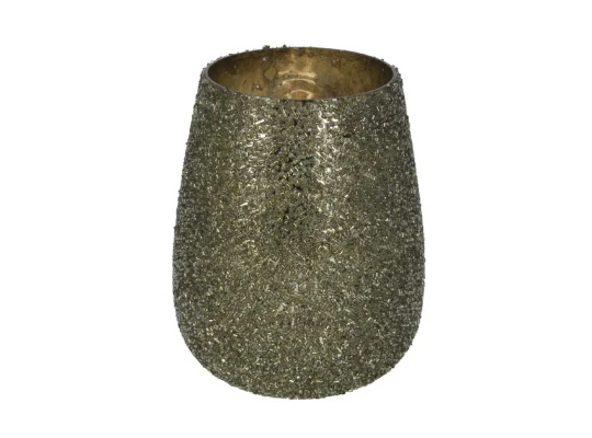 Подсвечник KOOPMAN BEADED VOTIVE 11X13CM GREEN (137294) (A68121530)
